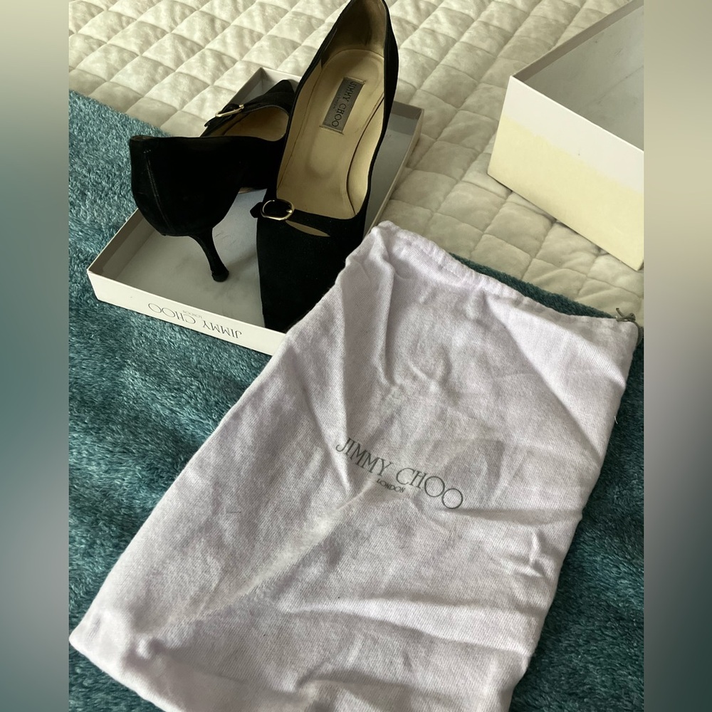 Jimmy Choo Allure II Suede Heels in Box w Dustbag 9